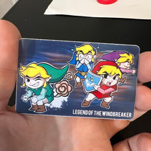 Load image into Gallery viewer, Legend of the Windbreaker PVC amiibo card
