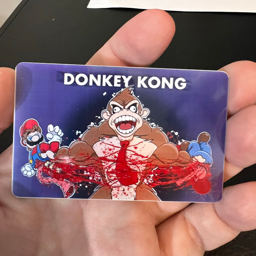 Donkey Kong Rage PVC Art Card