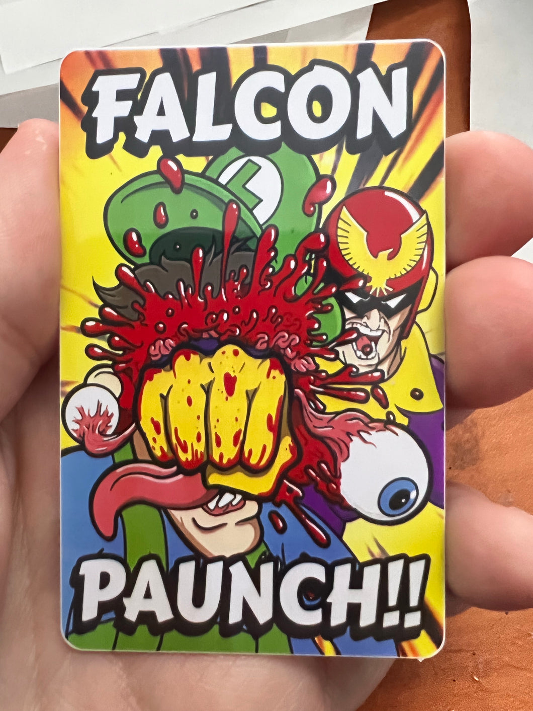 FALCON PAUNCH! PVC Art Card