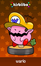 Load image into Gallery viewer, Wario kirbiibo card
