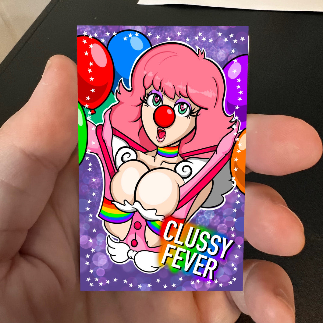 Clowny Fever PVC Art Card