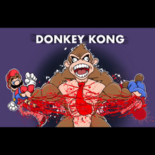 Load image into Gallery viewer, Donkey Kong Rage PVC Art Card
