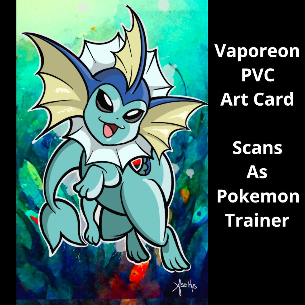 Vaporeon PVC Art Card
