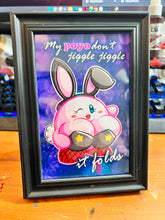 Load image into Gallery viewer, My poyo don’t jiggle jiggle PVC amiibo Art Card
