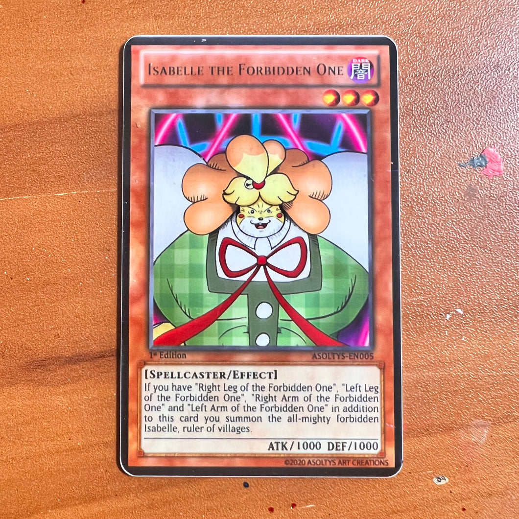 Isabelle the Forbidden One Card - chest only