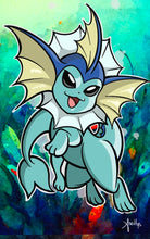 Load image into Gallery viewer, Vaporeon PVC Art Card

