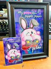Load image into Gallery viewer, My poyo don’t jiggle jiggle PVC amiibo Art Card
