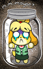 Load image into Gallery viewer, Isabelle vs. THE JAR - PVC amiibo Art Card
