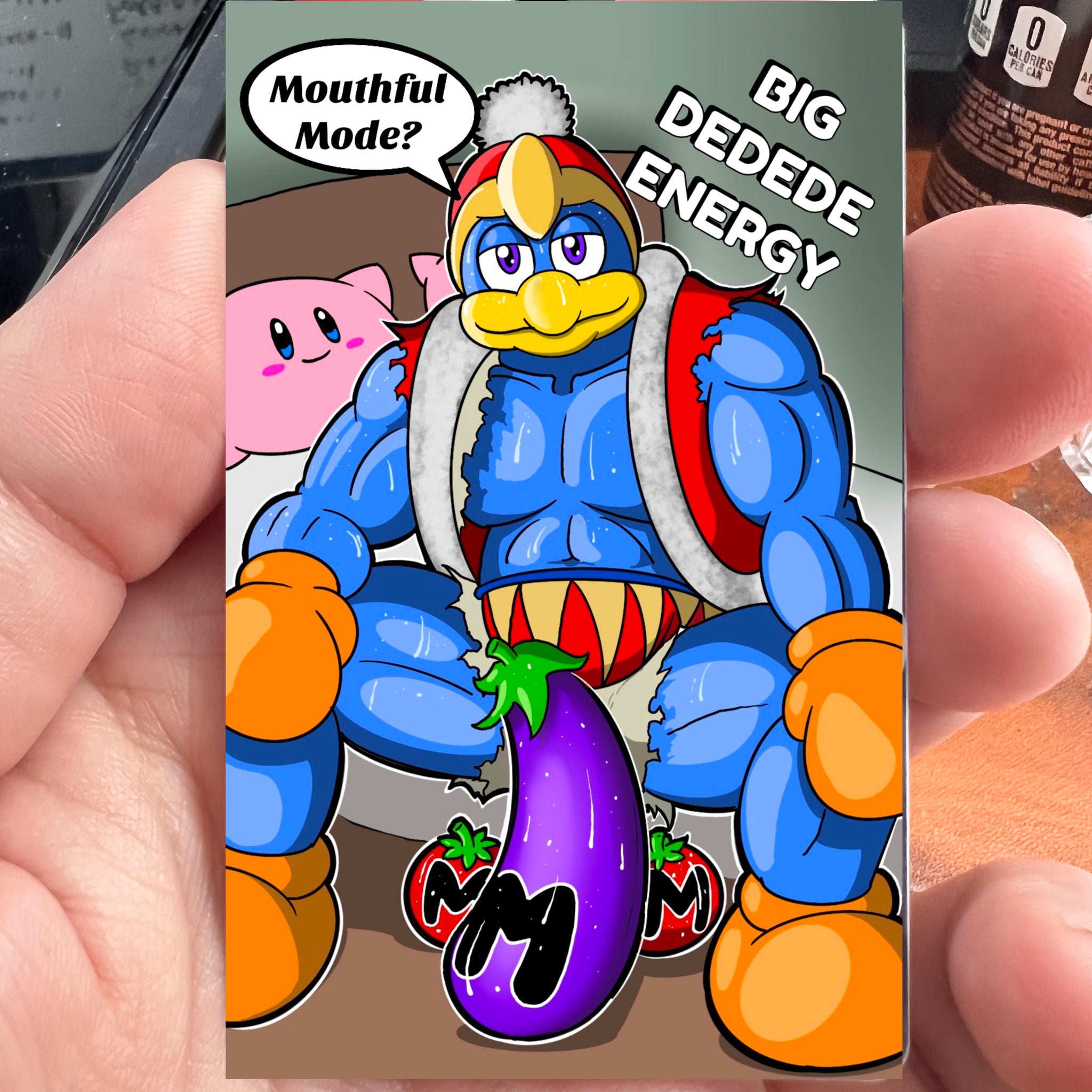 Big DEDEDE Energy amiibo PVC Card – ASoltys Art Creations